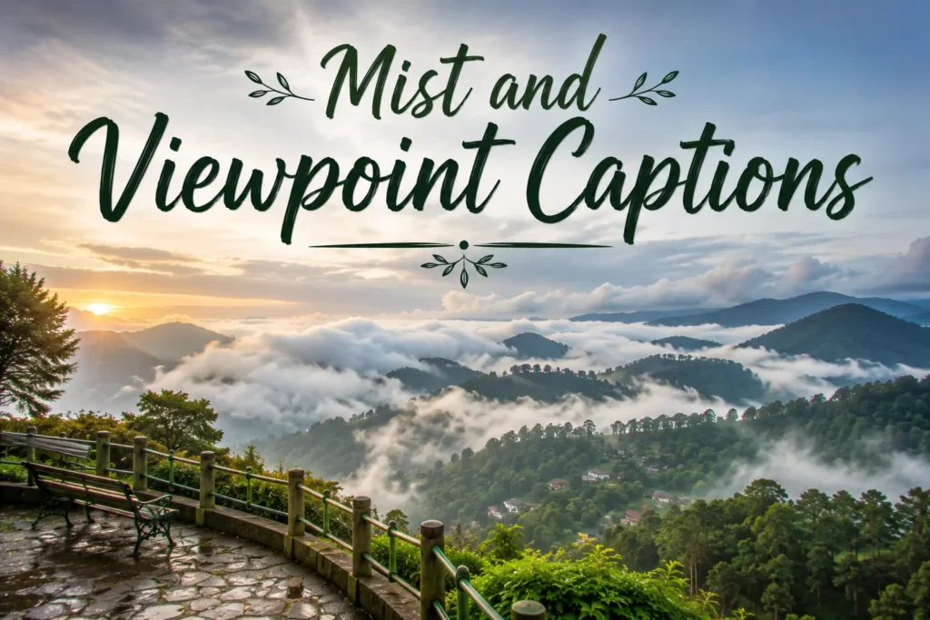 Mist and viewpoint captions Mist and viewpoint captions