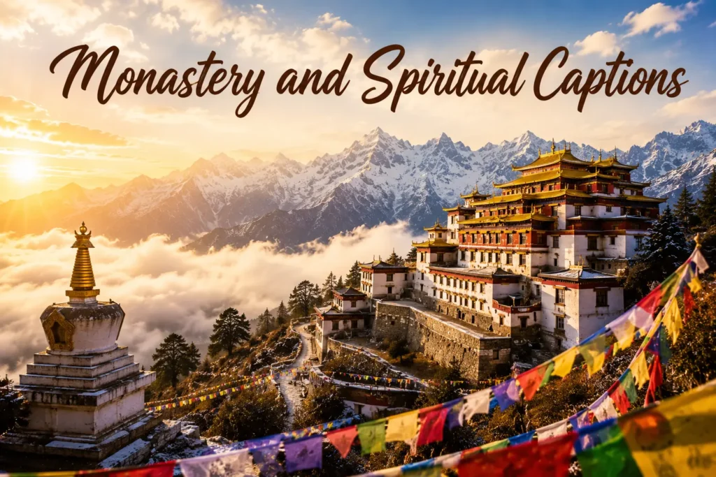 Monastery and spiritual captions 1 Monastery and spiritual captions