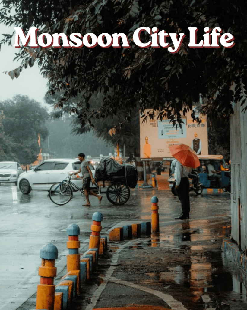 Monsoon city life captions 1 Monsoon city life captions
