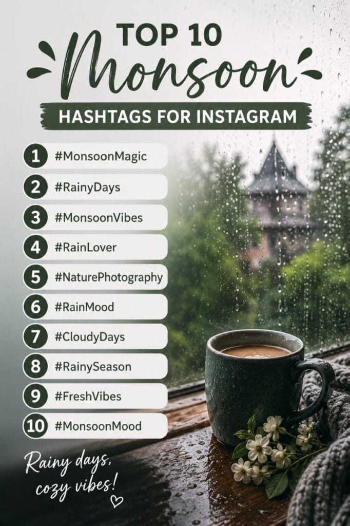Monsoon hashtags for ig Monsoon hashtags for ig