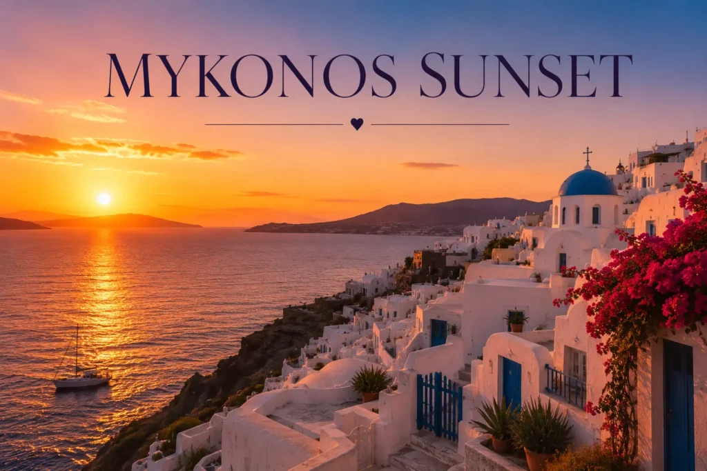 Mykonos sunset captions for instagram 1 Mykonos sunset captions for instagram