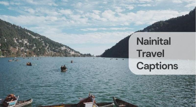 Nainital travel captions