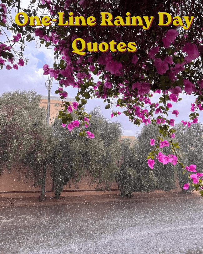 One line rainy day quotes 1 One line rainy day quotes