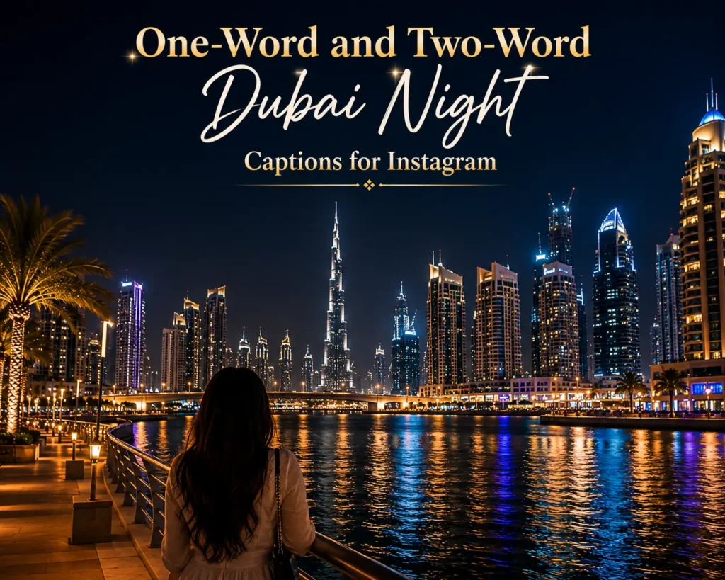 One word and two word dubai night captions for instagram 1 One word and two word dubai night captions for instagram
