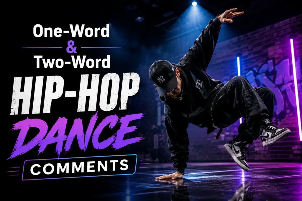 One word and two word hip hop dance comments 1 One word and two word hip hop dance comments
