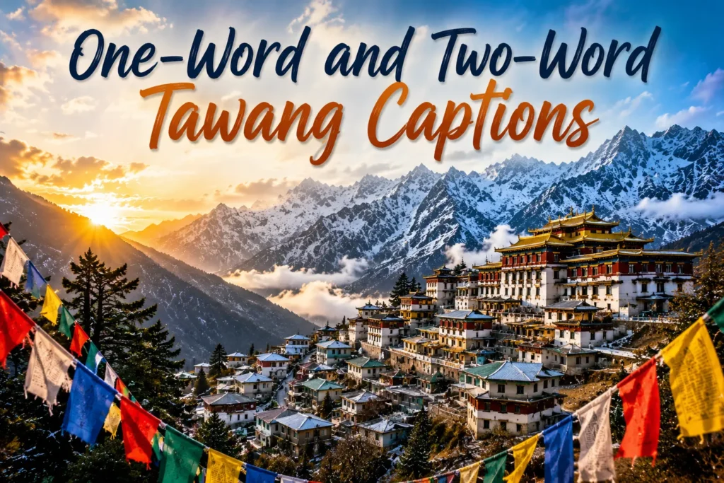 One word and two word tawang captions 2 One word and two word tawang captions