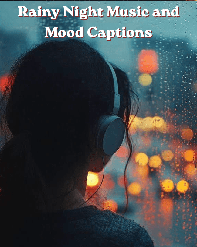 Rainy night music and mood captions 1 Rainy night music and mood captions