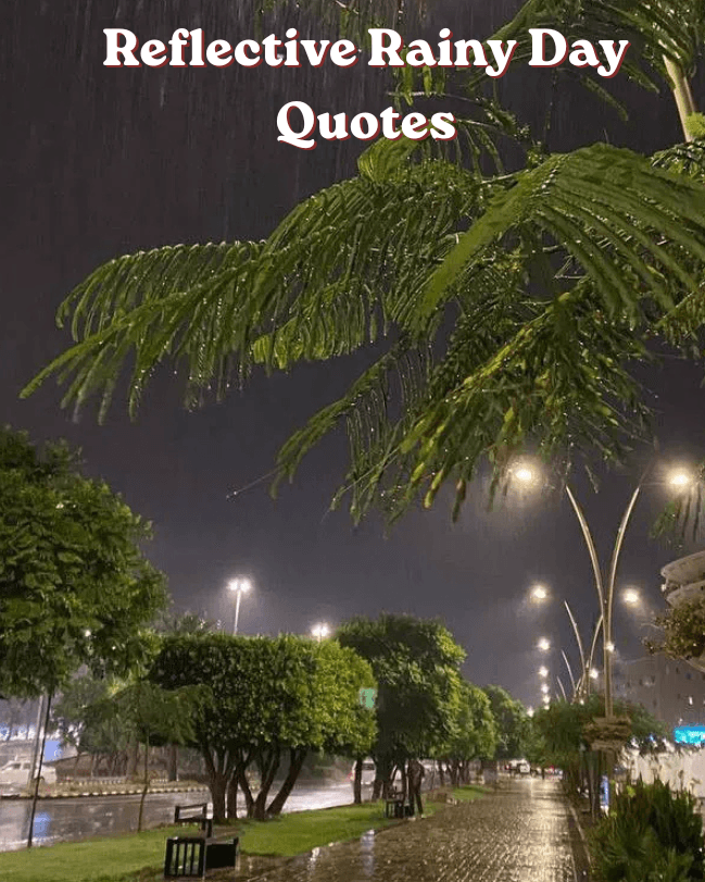 Reflective rainy day quotes 1 Reflective rainy day quotes