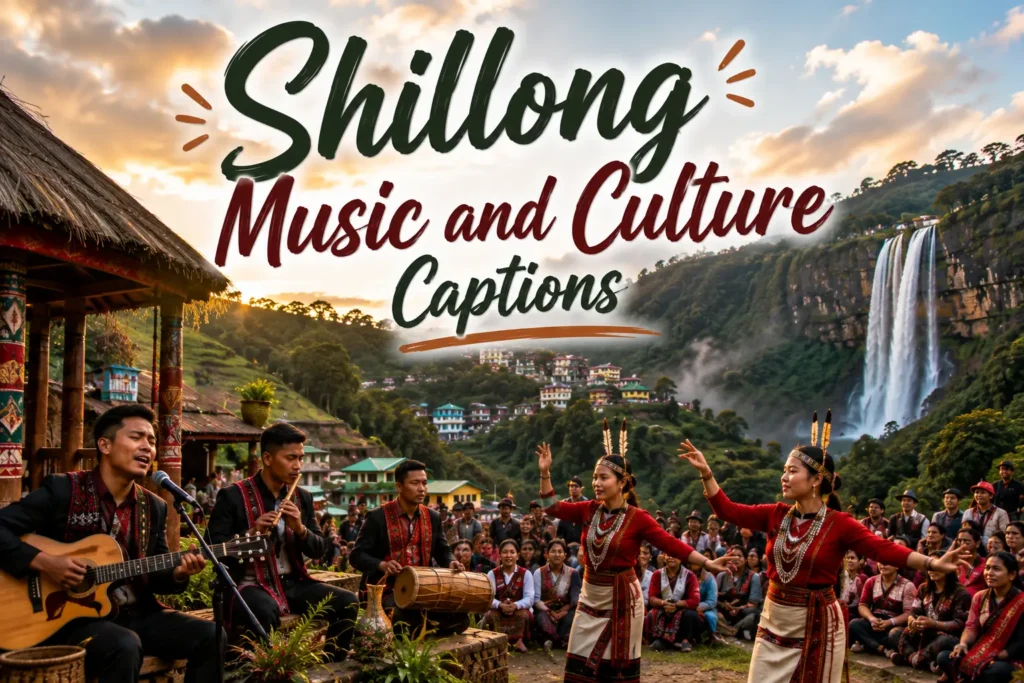 Shillong music and culture captions Shillong music and culture captions