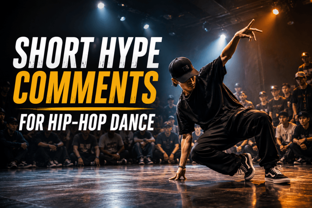 Short hype comments for hip hop dance Short hype comments for hip hop dance