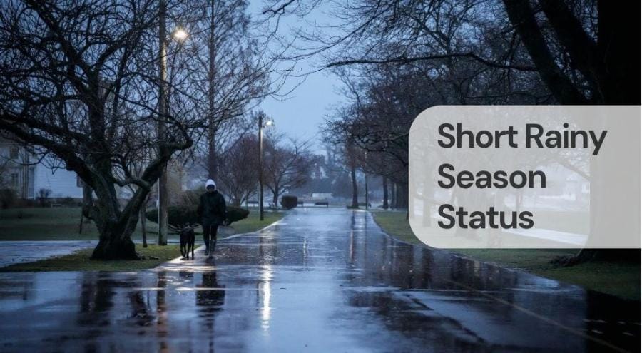 Short rainy season status