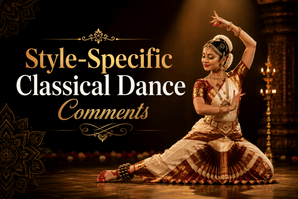 Style specific classical dance comments