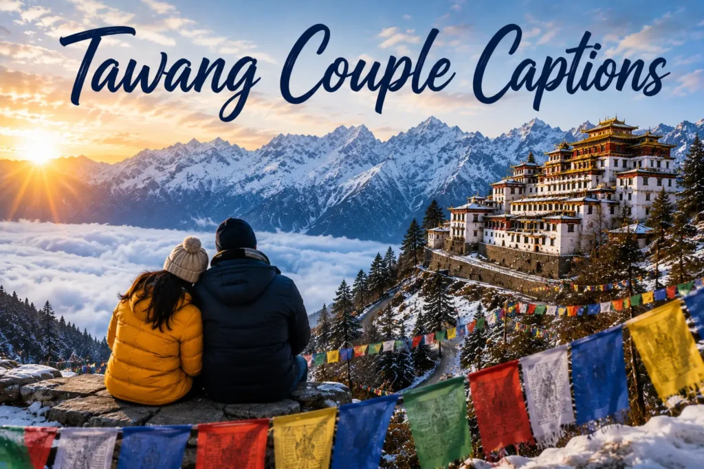 Tawang couple captions 1 Tawang couple captions