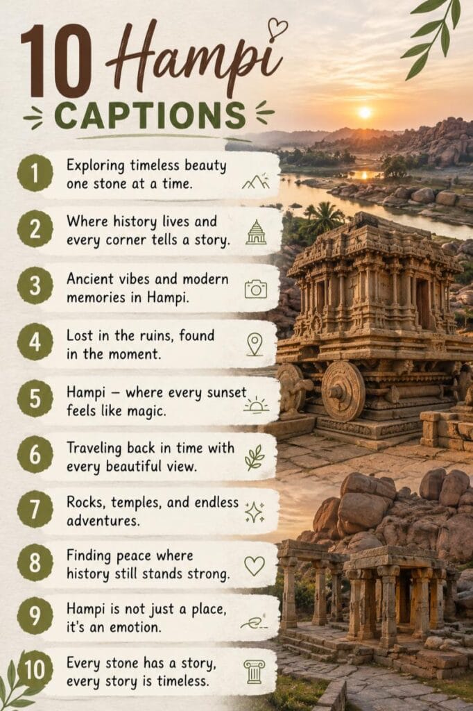 Top hampi captions Top hampi captions