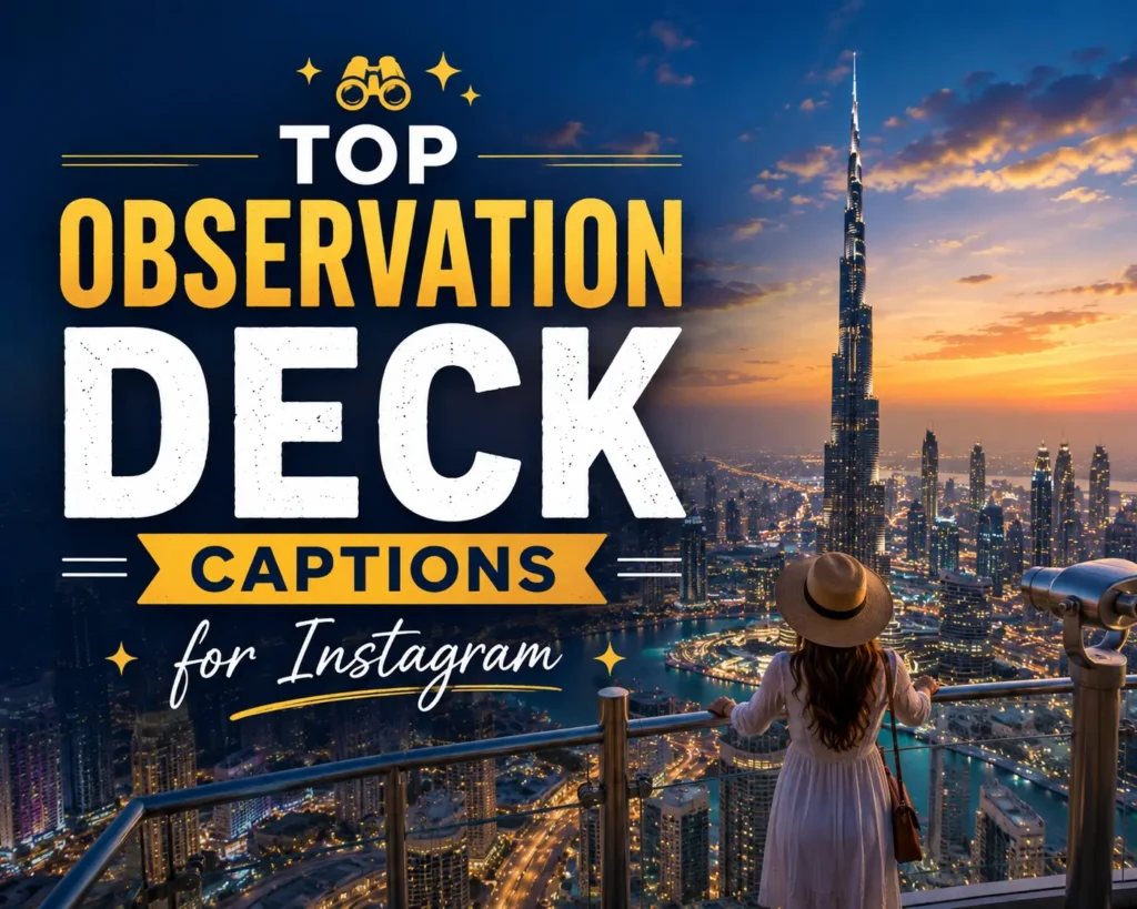 Top observation deck captions Top observation deck captions