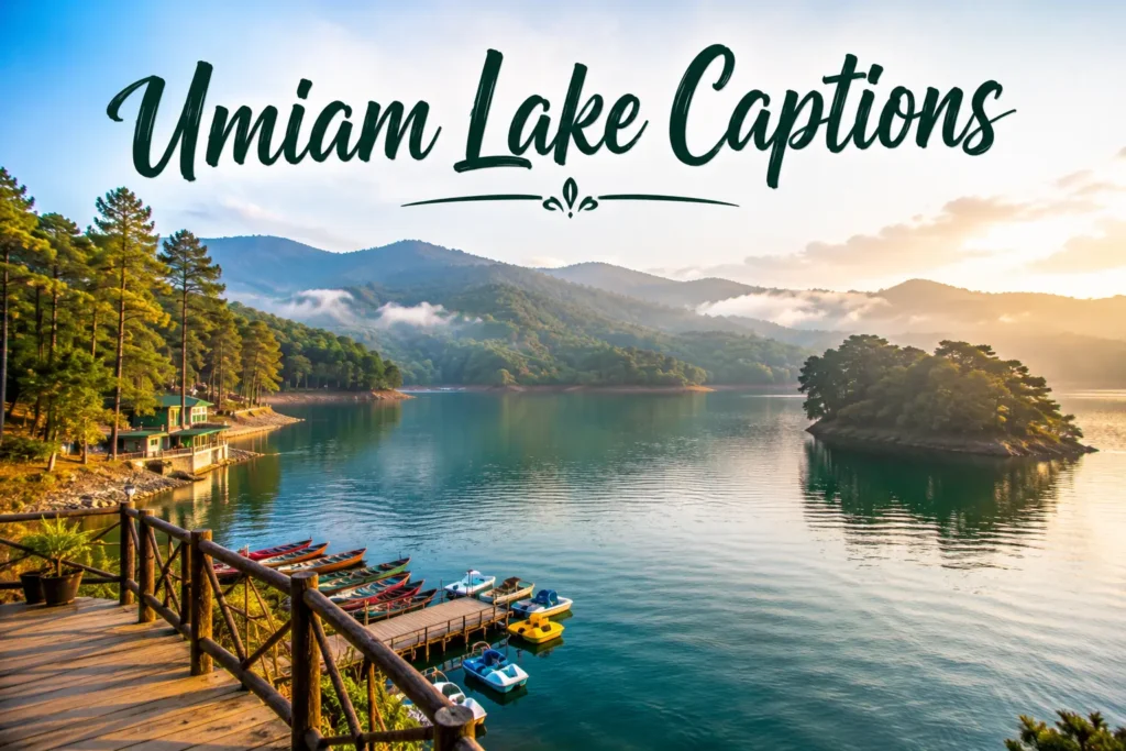 Umiam lake captions Umiam lake captions
