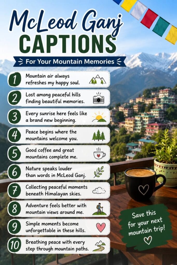 Unique mcleod ganj captions for instagram Unique mcleod ganj captions for instagram