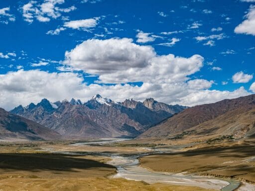 Zanskar valley captions