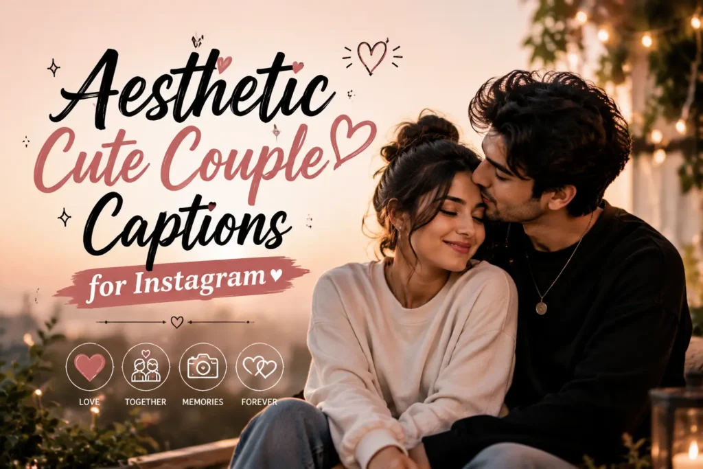Aesthetic cute couple captions for instagram