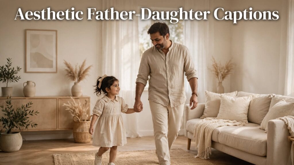 Aesthetic father daughter captions Aesthetic father daughter captions