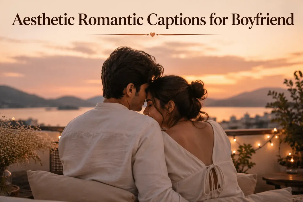 Aesthetic romantic captions for boyfriend Aesthetic romantic captions for boyfriend