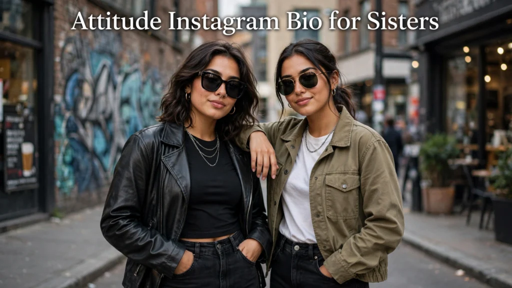Attitude instagram bio for sisters Attitude instagram bio for sisters