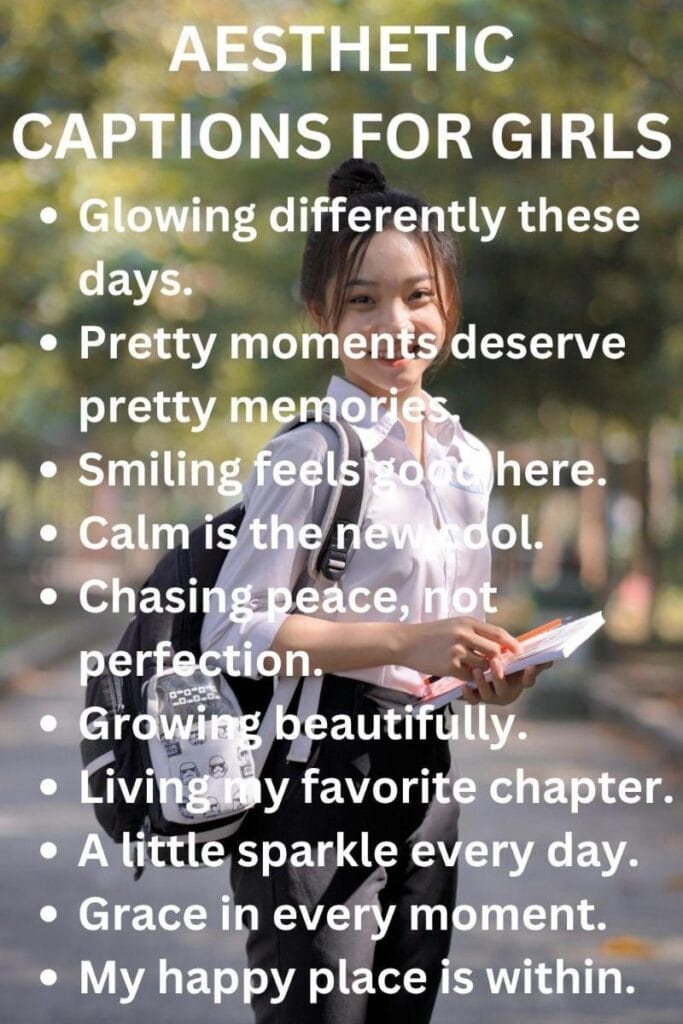 Best aesthetic captions for girls posts