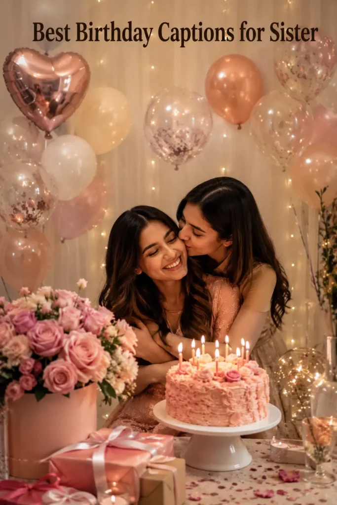Best birthday captions for sister Best birthday captions for sister