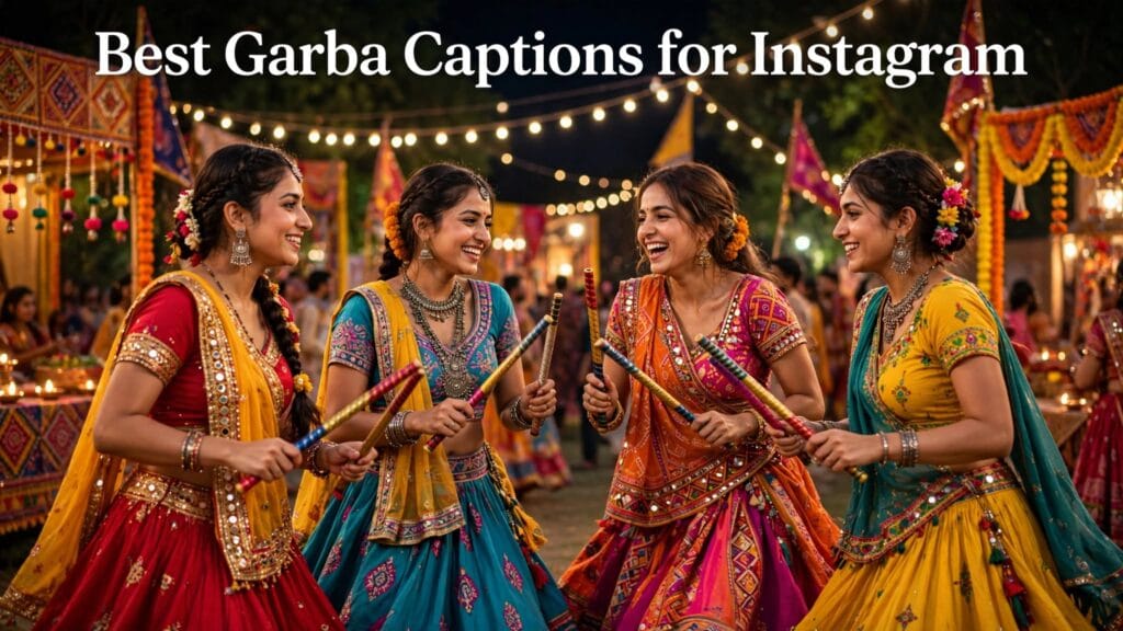 Best garba captions for instagram