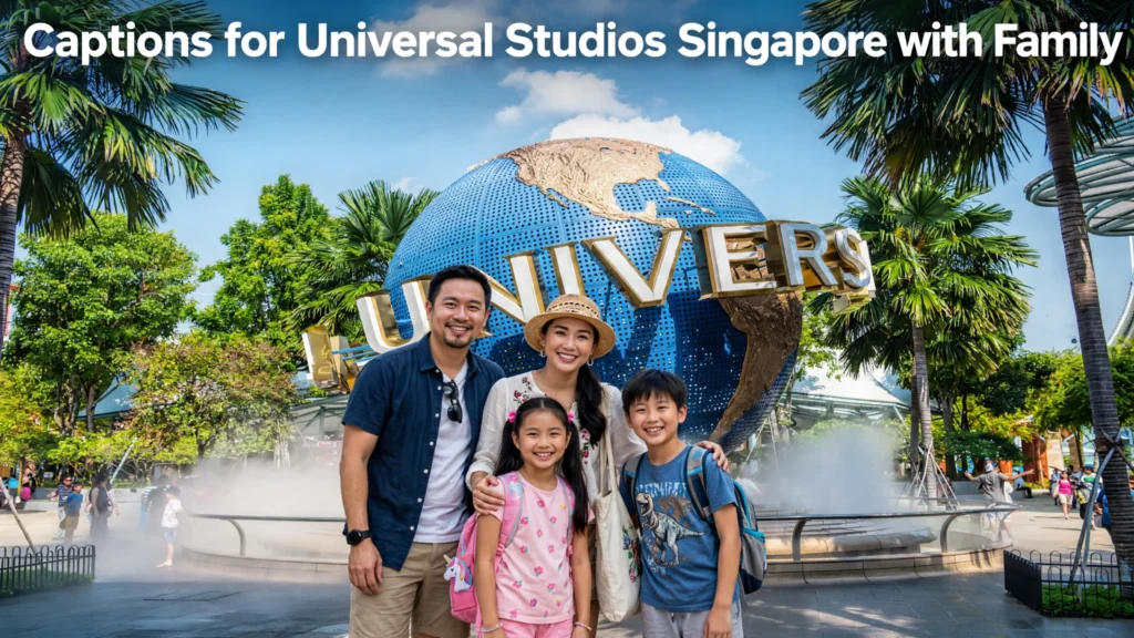 Captions for universal studios singapore with family Captions for universal studios singapore with family