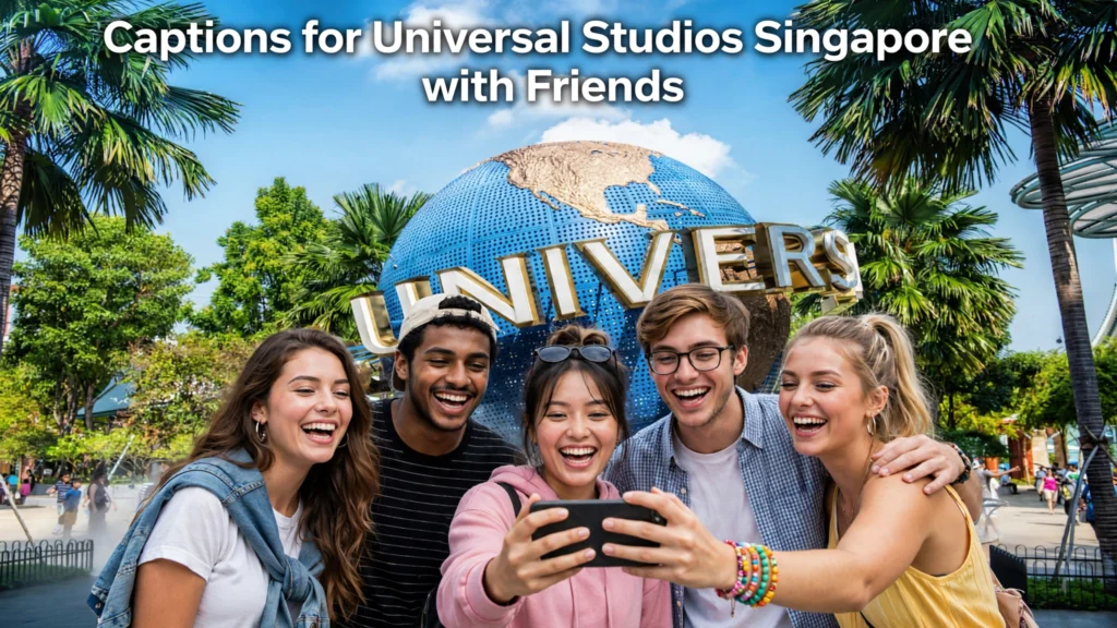 Captions for universal studios singapore with friends Captions for universal studios singapore with friends