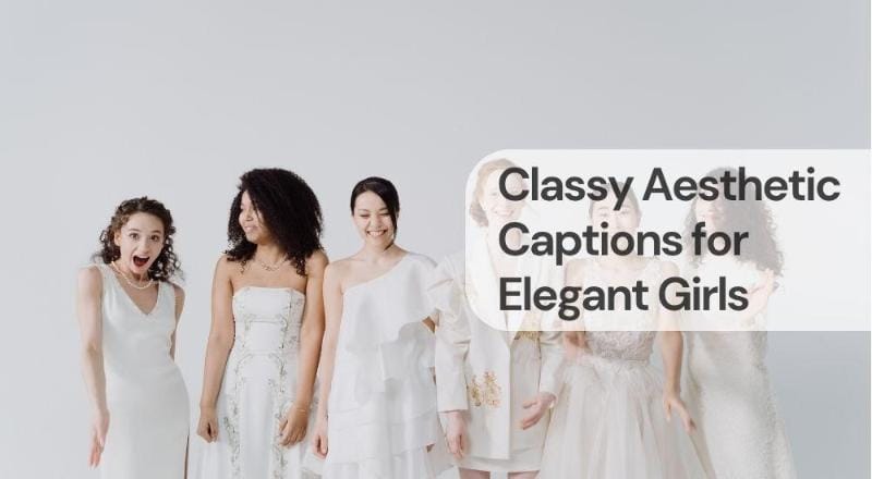 Classy aesthetic captions for elegant girls