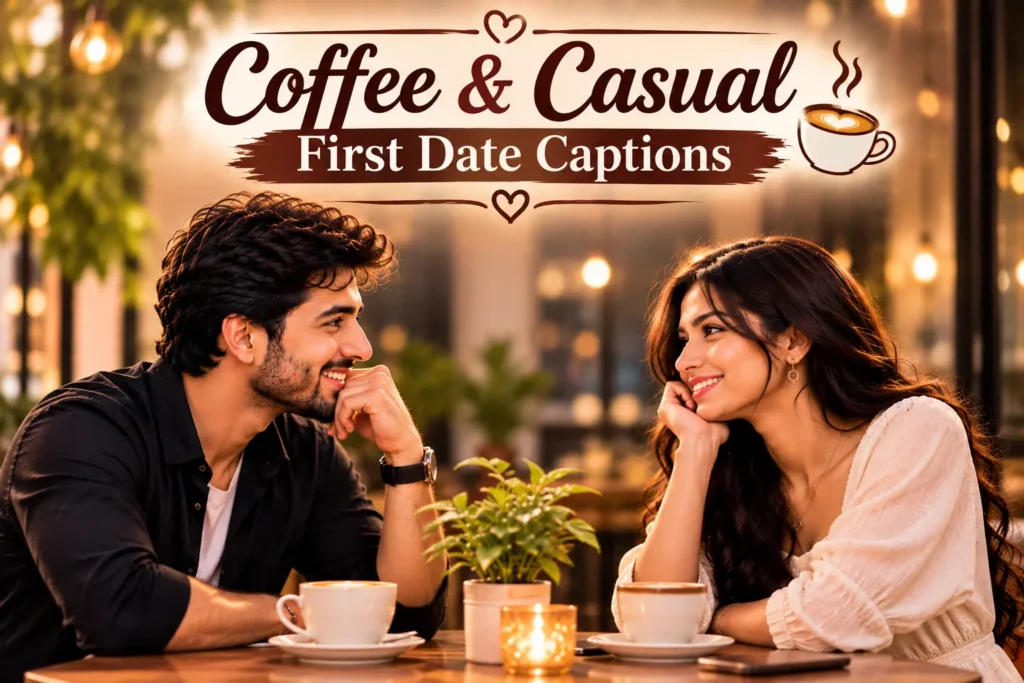 Coffee and casual first date captions Coffee and casual first date captions