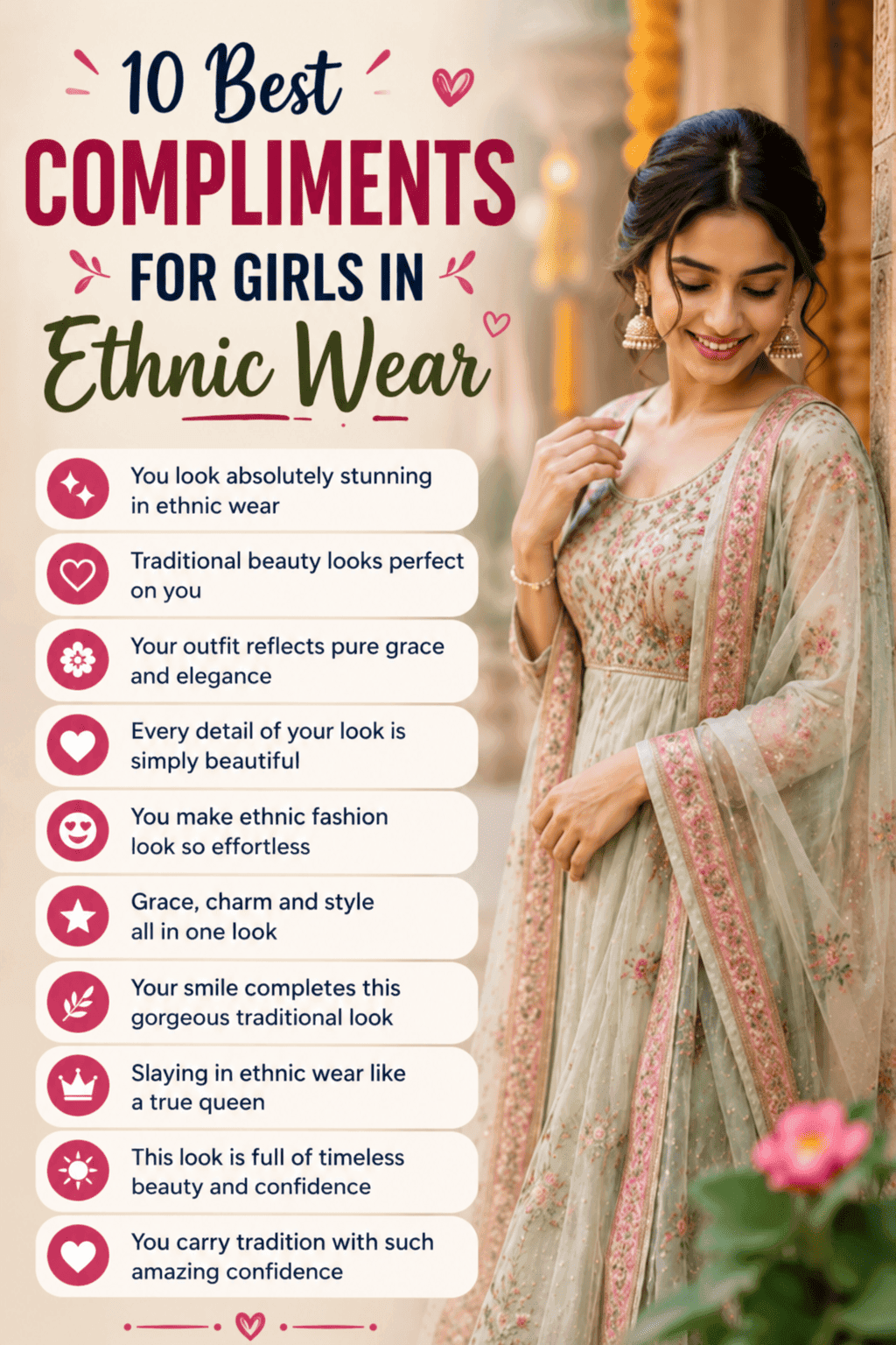 Compliments for ethnic elegance 1 Compliments for ethnic elegance