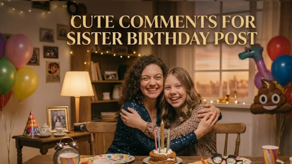 Cute comments for sister birthday post Cute comments for sister birthday post
