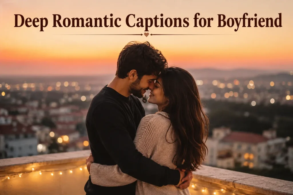 Deep romantic captions for boyfriend Deep romantic captions for boyfriend