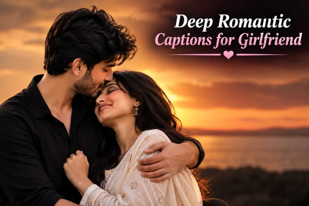 Deep romantic captions for girlfriend