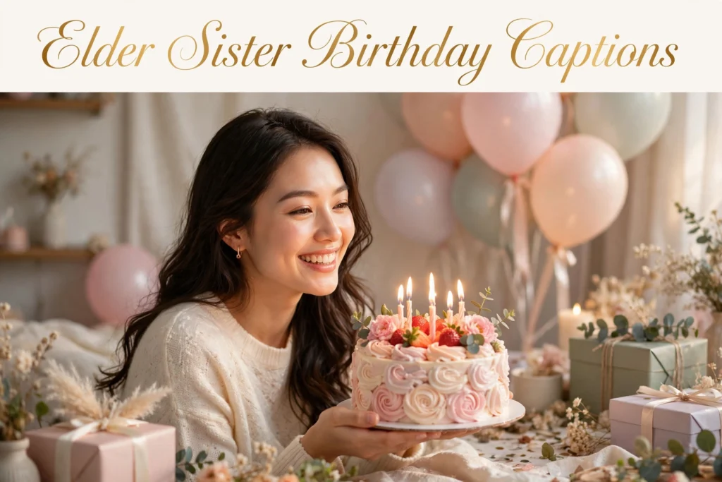 Elder sister birthday captions
