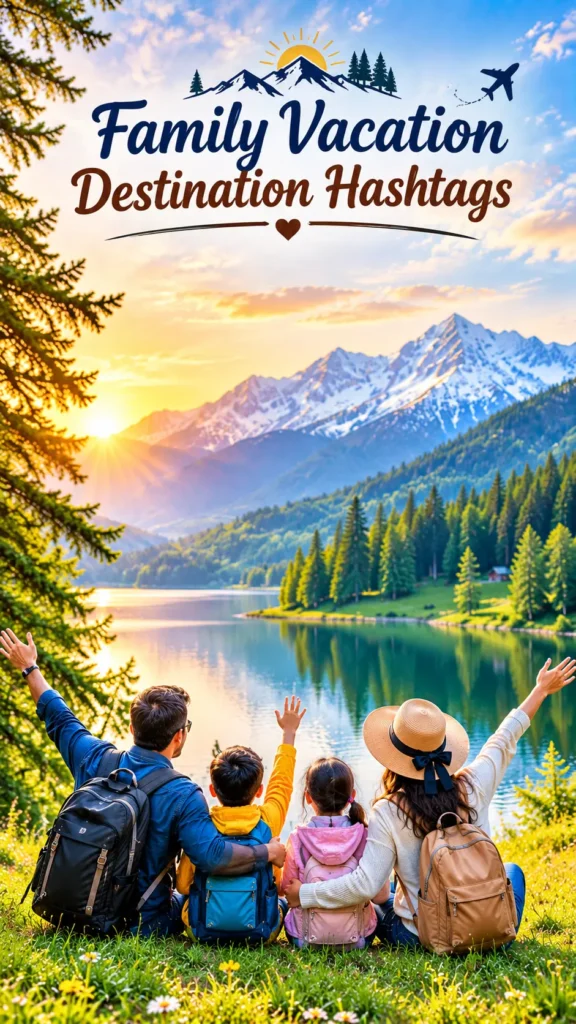 Family vacation destination hashtags Family vacation destination hashtags