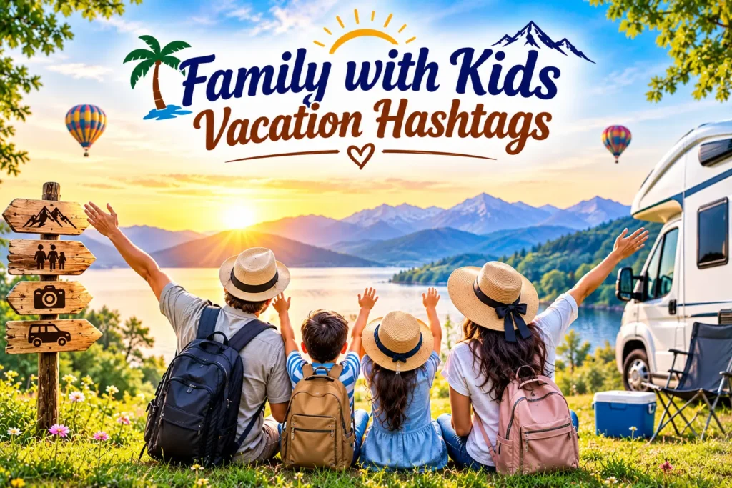 Family with kids vacation hashtags Family with kids vacation hashtags