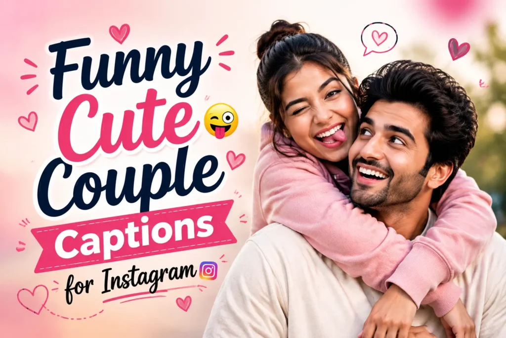Funny cute couple captions for instagram