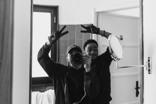 Funny mirror selfie captionsf