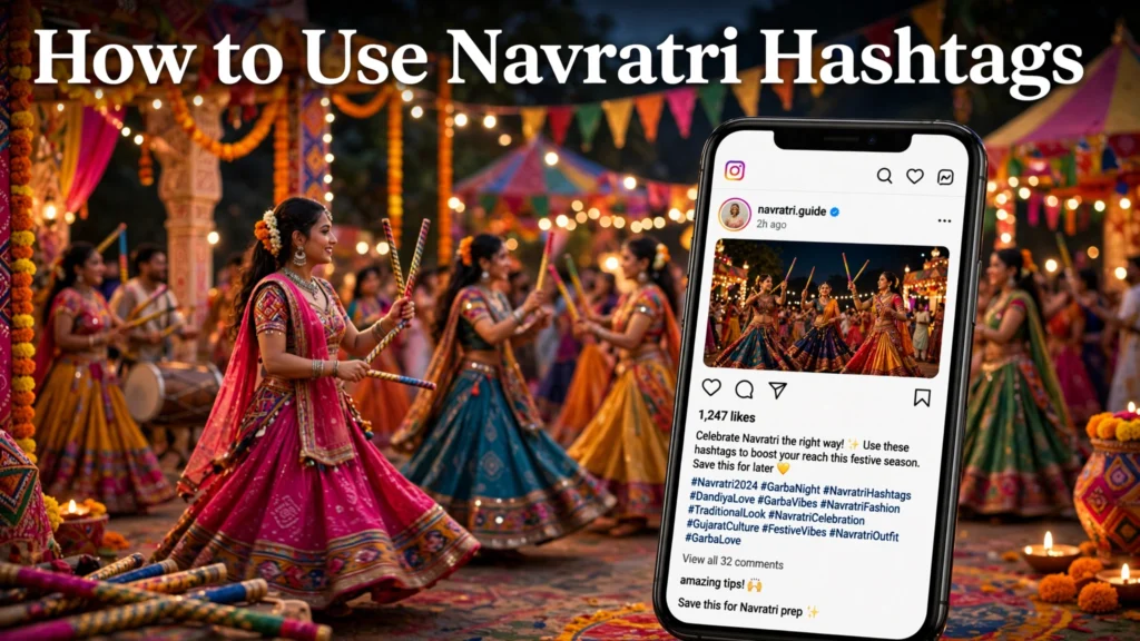 How to use navratri hashtags How to use navratri hashtags