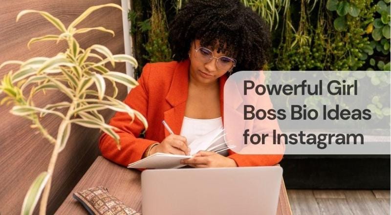 Powerful girl boss bio ideas for instagram