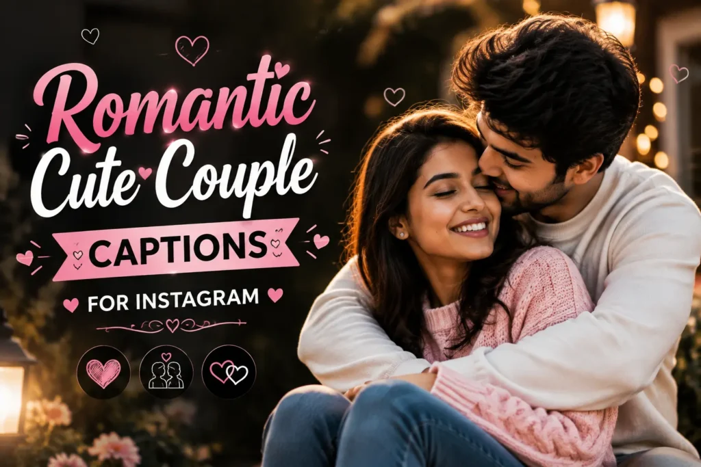 Romantic cute couple captions for instagram