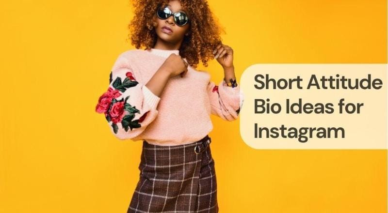 Short attitude bio ideas for instagram Short attitude bio ideas for instagram