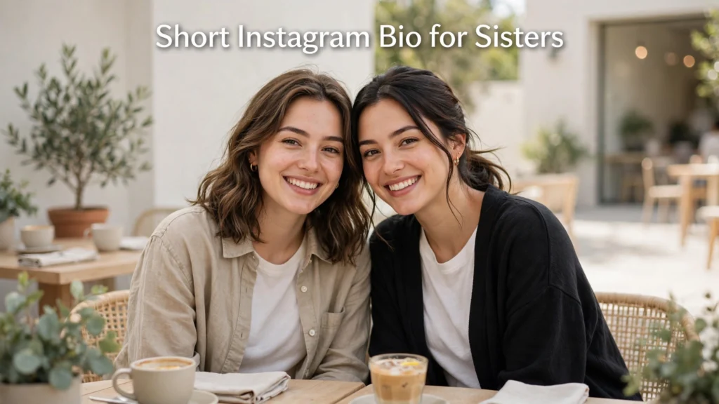 Short instagram bio for sisters Short instagram bio for sisters