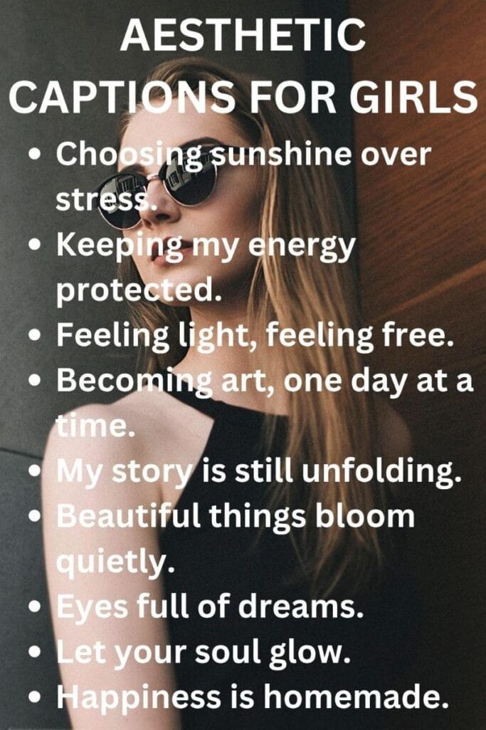 Top aesthetic captions