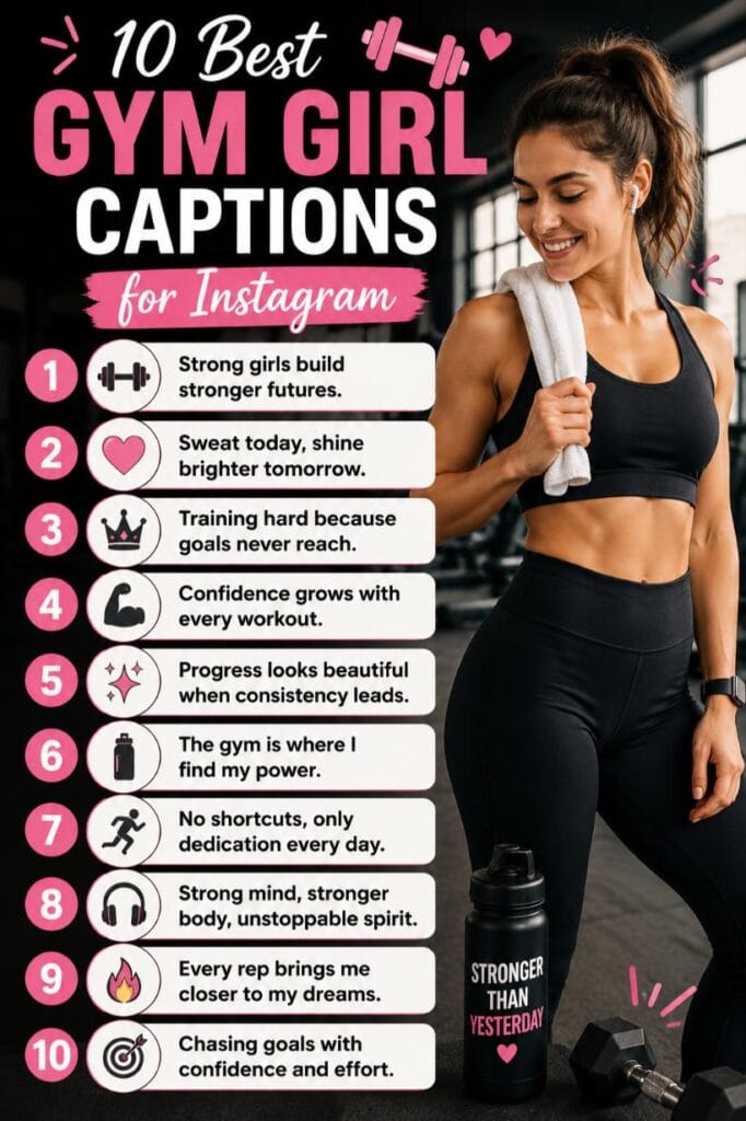 Top gym girl captions for instagram Top gym girl captions for instagram