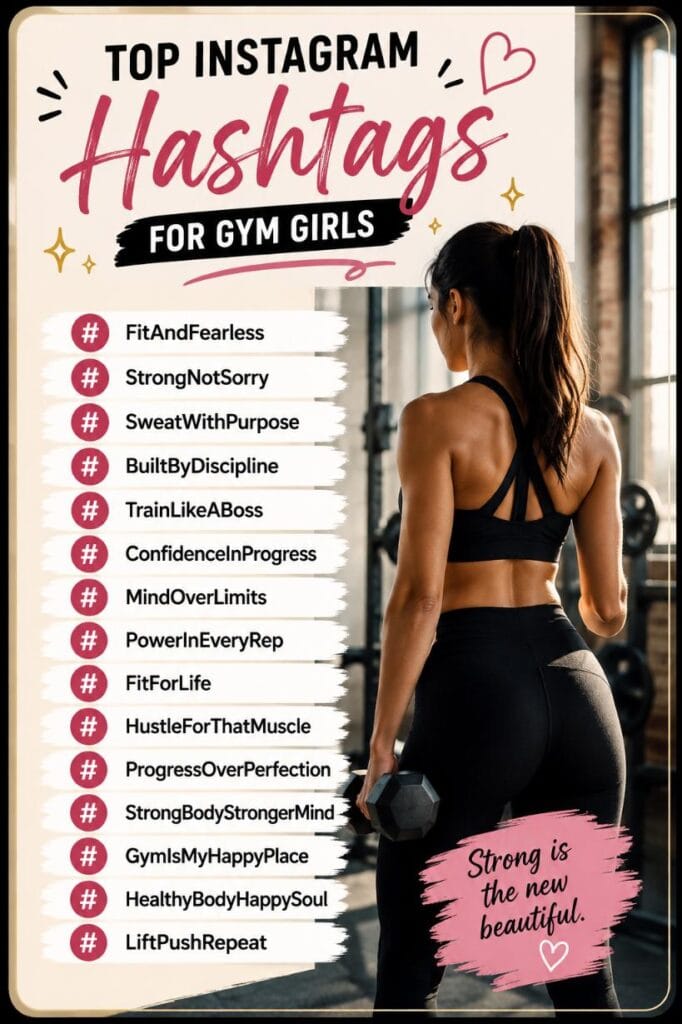 Top hashtags for gym girls Top hashtags for gym girls